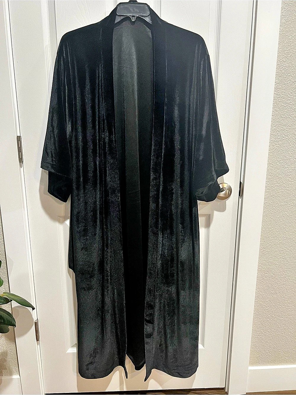 Black Velvet Robe